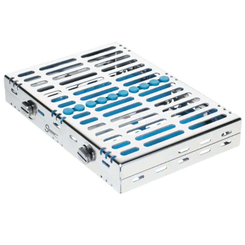 10 Instrument Dental Cassette, 203 x 140 x 32 mm 10 Instrument Dental Cassette, 203 x 140 x 32 mm