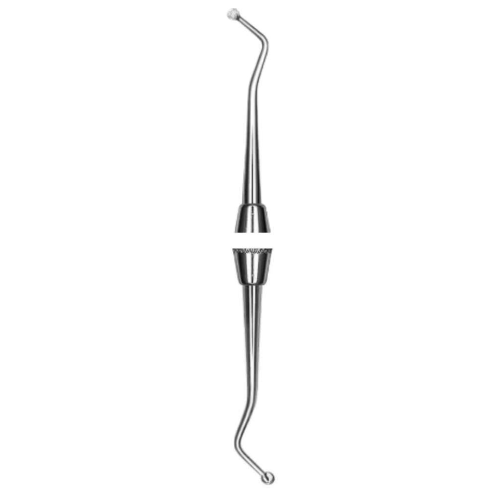19 Dental Spoon Excavator 2 mm, Large-Blade Double-Ended Excavator for Bulk Caries Removal 19 Dental Spoon Excavator 2 mm, Large-Blade Double-Ended Excavator for Bulk Caries Removal