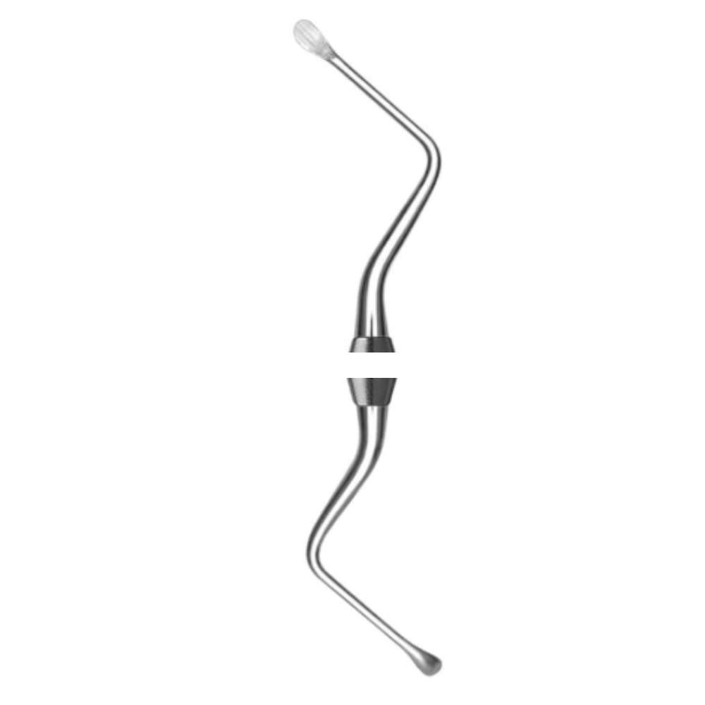 87 Lucas Surgical Curette 3.5 mm, Large Double-Ended Spoon for Molar Socket and Cyst Debridement 87 Lucas Surgical Curette 3.5 mm, Large Double-Ended Spoon for Molar Socket and Cyst Debridement
