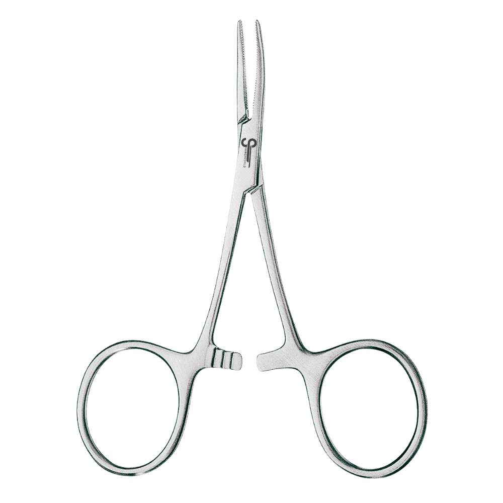 Hartmann Hemostat Curved 9cm, Extra-Delicate Fine-Tip Locking Forceps for Microsurgical Access Hartmann Hemostat Curved 9cm, Extra-Delicate Fine-Tip Locking Forceps for Microsurgical Access