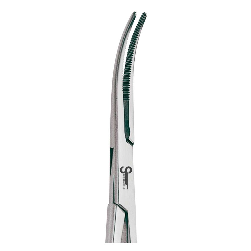 Kelly-Rankin Hemostat Curved 16cm, Extended Half-Serrated Locking Forceps Kelly-Rankin Hemostat Curved 16cm, Extended Half-Serrated Locking Forceps