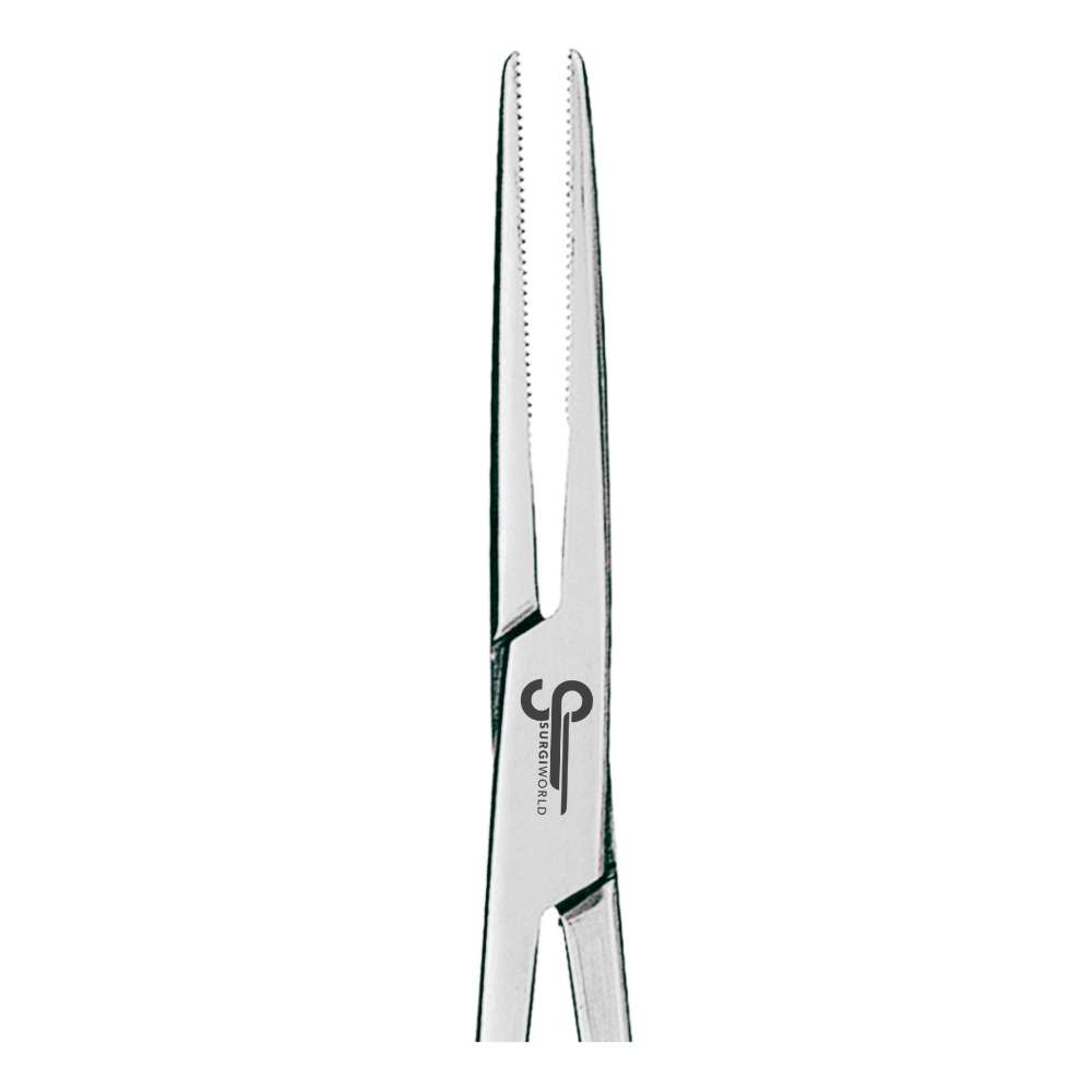 Kelly-Rankin Hemostat Straight 16cm, Extended Reach Half-Serrated Locking Forceps Kelly-Rankin Hemostat Straight 16cm, Extended Reach Half-Serrated Locking Forceps