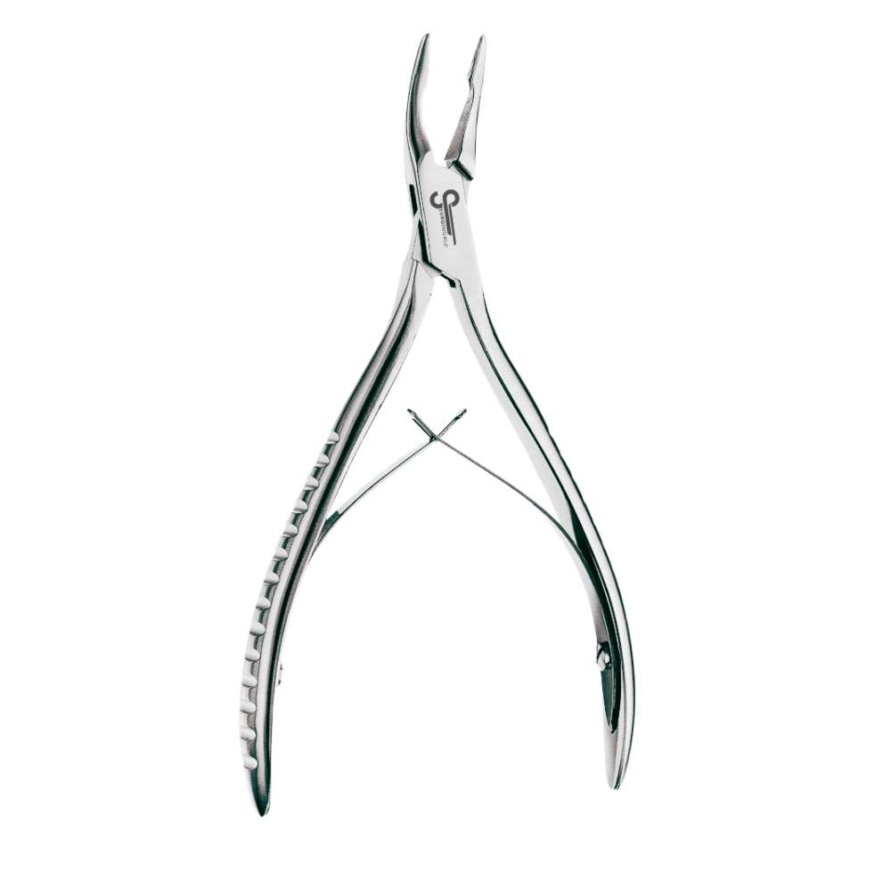 Mini Friedman Bone Rongeur Slightly Curved, 1.3 mm Jaw Microsurgical Bone Rongeur Mini Friedman Bone Rongeur Slightly Curved, 1.3 mm Jaw Microsurgical Bone Rongeur